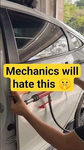 Amazing Pneumatic Dent Puller: Fixing Car Door Damage Without Paint!