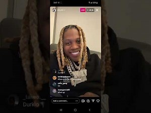 Lil Durk Instagram Live 1/12/2022