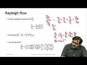 lec46 1D Flows with Heat Addition: Rayleigh Flows- II
