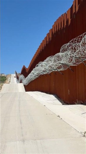 Border Wall United States and Mexico in California