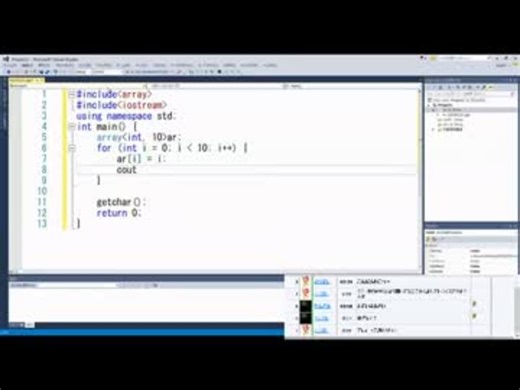 放送日2015年1月21日(水)C++std::array入門1枠目
