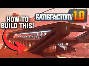 How to build the PERFECT TRAIN STATION in Satisfactory