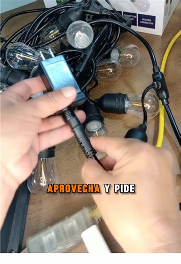 Luces Guirnaldas 2 en 1 para Decoración de Exteriores