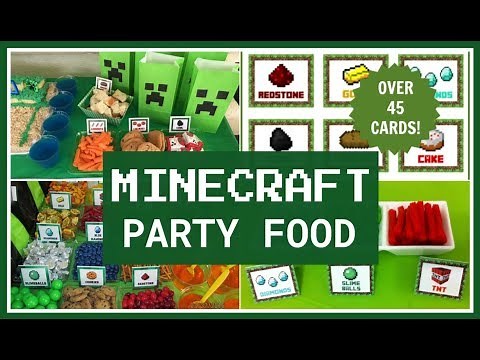 Best Minecraft Party Food Ideas