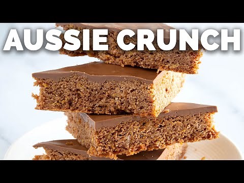 Aussie Crunch Chocolate Coconut Slice [5 Minute Prep]