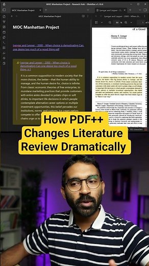 Remember everything you read using PDF++ obsidian plugin