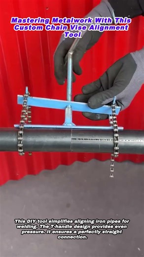 Mastering Metalwork With This Custom Chain Vise Alignment Tool 1