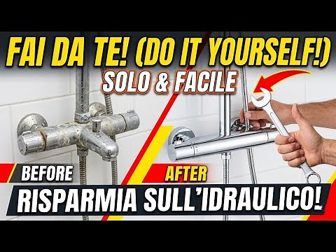 Come sostituire miscelatore e colonna doccia DA SOLI (Evita l'idraulico!)