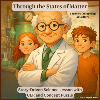 States of Matter: Particle Behavior Science Lesson / Story-Driven and CER