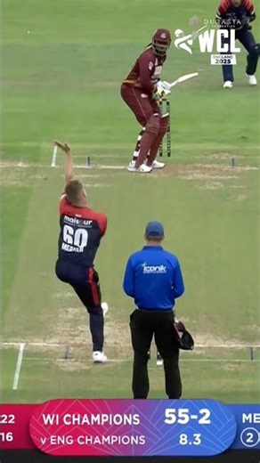 That’s Big Hit From Boss😎 | WI vs ENG Champions WCL 2025 #engvswi #wcl #wcl2025