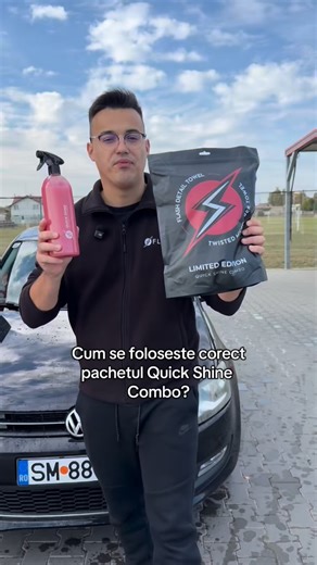 2.1K views · 155 reactions | Cum se foloseste Quick Shine Combo - prosop auto Flash Detail, solutie luciu Quick Shine! #flashdetail #detailingauto #quickshine #prosopauto | Flash Detail | Facebook