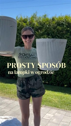 🌿 Donica 2w1 – ozdoba i funkcja #ogrod #diyogrod #gardenDIY #gardenlighting #kwiaty