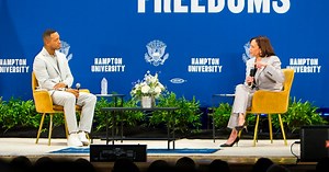 Harris courts young voters — many who are worried about Biden's advanced age