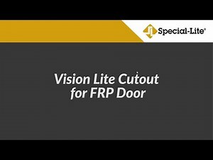 Vision Lite Cutout for FRP Door