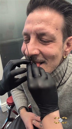 Ruby’s tongue piercing training