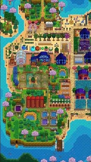 Stardew Valley 1.6 Beach Farm | My Farm Design idea