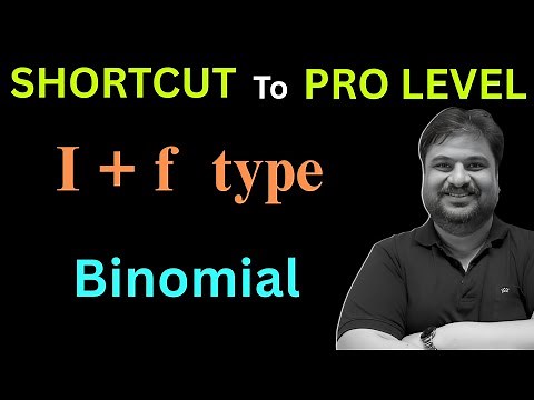 Shortcut Trick: I + F Type Binomial Expansion | Binomial Shortcut |JEE 2026-27| SKT:- 38 |Anshul Sir