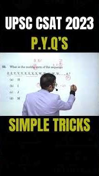 UPSC CSAT PYQ 2023 | Previous Year Questions | UPSC Prelims 2026 | By Neelesh Sir | by Neelesh sir