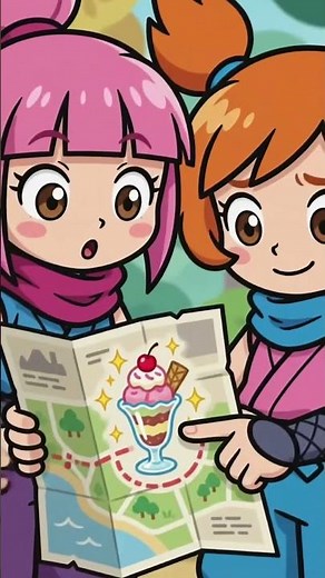 Kat and Ana are looking at map #wariowareinc #ninja