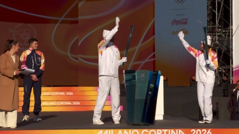 Olympic torch relay begins in Rome ahead of Italy Winter Olympics
