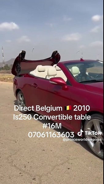 2010 Lexus IS250 Convertible for Sale in Abuja