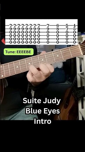 Suite Judy Blue Eyes Intro Guitar Tutorial