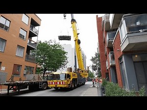 Mobile Crane in Action - Grove GMK6300L