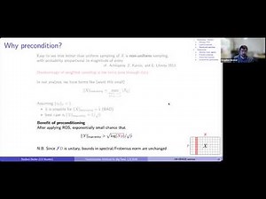 1W-MINDS, Jan 8: Stephen Becker (University of Colorado Boulder), Randomization methods for big-data