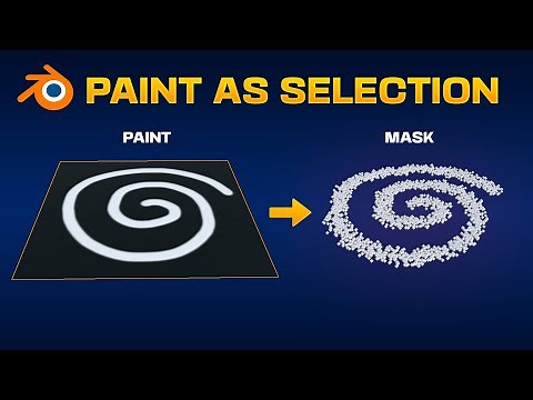 How to Use Texture Paint as Selection in Blender Geometry Nodes