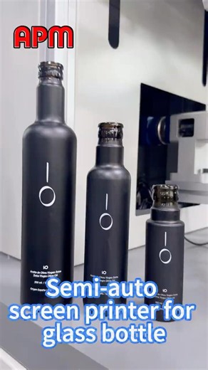 How to Screen Print Round Glass Bottles | Servo Semi-Automatic Screen Printing Machine