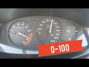 Honda Civic 92-95 EG D16Z6 VTEC 0-100km/h - launch control 🔥🔥🔥