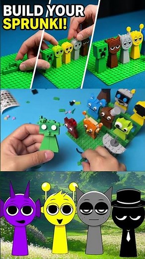 Build Gray Sprunki In LEGO #build #sprunki #lego #asmr 2