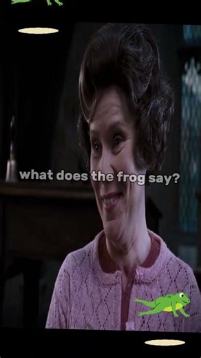 What does the FROG say 🐸 #harrypotter #shorts
