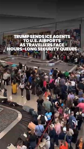 Trump sends ICE agents to US airports as security lines grow
