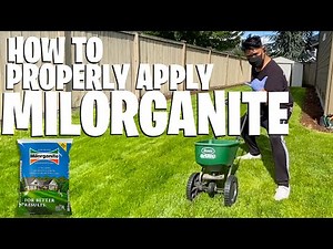 MILORGANITE how to apply EASY! Step by step guide ~ Measure your lawn without measuring your lawn!