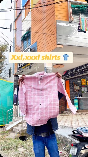 SETH.JI.KAPDEWALE on Instagram: "Big size shirt 👕 Size -XXL,XXXL Seth ji kapdewale 🙌 FOLLOW - @seth.ji.kapdewale सबसे पहले पेज को फॉलो करो और अपने 10 दोस्तों के साथ शेयर करे जिससे की आपको ऑफर का लाभ मिल सके!!!!!!🛍️✨ Address-👇🏻 📍108, kalidas marg maksi road MPEB gate no 1 ke samne freeganj ujjain mp 📱 Contact - 9098259127,7639008001 #sethjikapdewale#ujjain#menswear#reels"