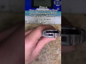 How to replace the battery of a Mercedes remote control