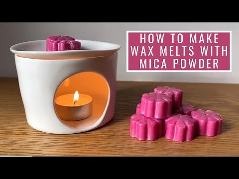 How To Make Wax Melts With Mica Powder | Wax Melt Making For Beginners
