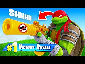 Fortnite, but only win with SOUND-DAMPED WEAPONS!