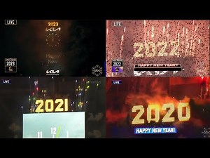 2020-2021-2022-2023 Ball Drops By ABC New Years Rockin Eve