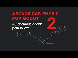 Car physic for godot (path follow)