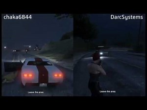 GTA V Split Screen gameplay