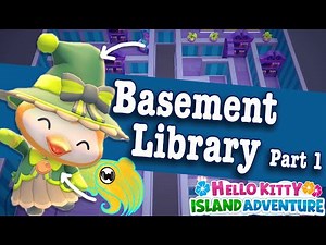 Haunted Mansion Basement Library - Part 1 | Hello Kitty Island Adventure Spooky Secrets Quest