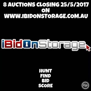 8 Auctions Closing Today on www.iBidOnStorage.com.au. Time to get your bid on! #iBidOnStorage #hollowayremovals #storageking #AOKSelfStorage #hillsstorage #safensound #supercheapstorage #storagewars #auctionhunters #selfstorage #iBid4Storage #HuntFindBidScore | I Bid On Storage Australia | Facebook