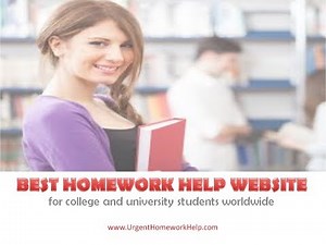Homework help website for college students. Best website to do assignments