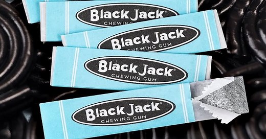 Black Jack Gum (History, Pictures & Commercials) - Snack History