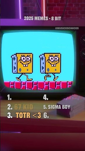 2025 MEMES in 8Bit #memes #8bit #aurafarming