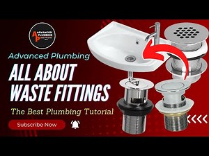 ✔️🔴 All about waste fittings || A best basin waste fittings tutorial || ✔️🔴