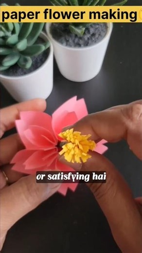 Paper Flowers: A Crafting Horror Story#shortsfeed #diy #howtomakewoolenflower