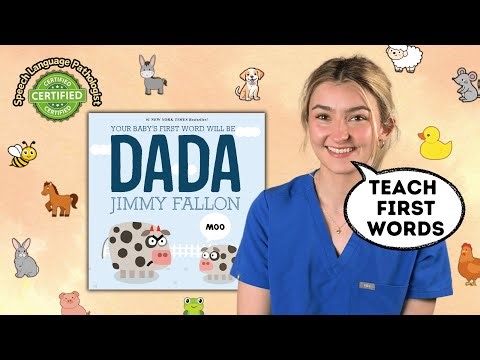 Teach Your Baby First Words | Calm Language Learning with Colors, Animals & Body Parts
